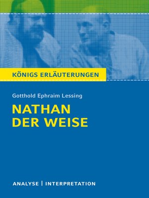 cover image of Nathan der Weise. Königs Erläuterungen.